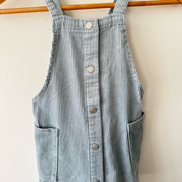 Zara Kids Corduroy Jumper Dress in Light Blue 4/5 Years - Picture 3 of 5